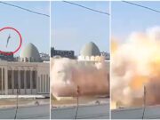 Izrael nastavlja s bombardovanjem vjerskih objekata u Gazi, snimljeno uništenje džamije