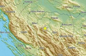 Zemljotres pogodio Bosnu i Hercegovinu: Epicentar u blizini Sanskog Mosta