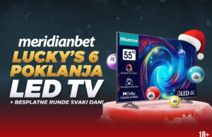 MERIDIAN POKLANJA: Osvajaj besplatne runde, glavni poklon LED TV