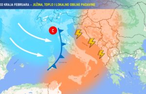 Stiže “padavinska linija” i prekriti će cijelu BiH
