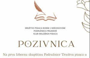 Izborna skupština Podružnice Društva pisaca BiH u Prijedoru