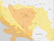 Vjetar na granici crvenog upozorenja, udari do 90 kilometara na sat