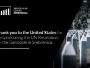 Sjedinjene Američke Države još jedan sponzor Rezolucije o Srebrenici