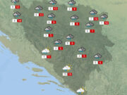 Još danas ljetne temperature, a sutra poslijepodne stiže drastična promjena vremena