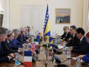 Bećirović s ambasadorima država Kvinte: Državu će štiti koordinisano NATO, EUFOR i vojska BiH