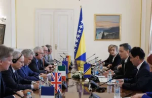 Bećirović s ambasadorima država Kvinte: Državu će štiti koordinisano NATO, EUFOR i vojska BiH