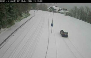 Snijeg u Hrvatskoj i Sloveniji, izdato upozorenje