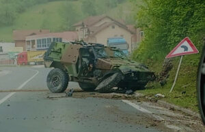 Povrijeđen vojnik i oštećeno vozilo EUFOR-a u Srebreniku