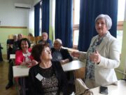 Bivši učenici Trgovačke škole u učionici poslije pola vijeka