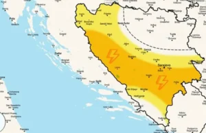 Dijelove BiH pogodit će obilna kiša, led i jak vjetar, nakon toga slijedi toplotni val
