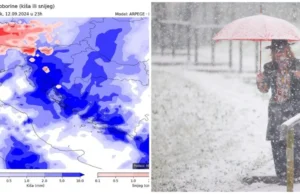 Hladna fronta stigla u Sloveniju i Hrvatsku, pao i snijeg: Narednih dana u BiH hladnije do 20 stepeni