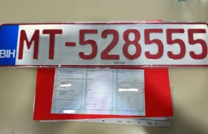 Prenosive tablice se izdaju uz tehničku podršku IDDEEA-e BiH