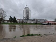 Sana i Gomjenica u padu, probleme bi moglo napraviti topljenje snijega na Grmeču Sana, foto: Prijedor24.com