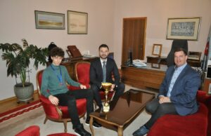 Upriličen prijem za Danila Vukotića