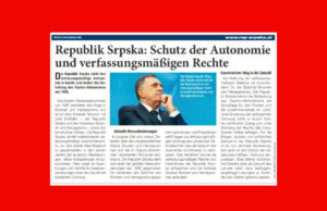 Dodik platio oglas u novinama koje se dijele po tramvajima u Austriji