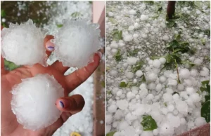 U Dubici padao led veličine jajeta