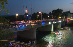 Sanski Most: Noćni skokovi sa gradskog mosta 03. avgusta