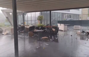 Nevrijeme u Bihaću, vjetar nosio sve pred sobom