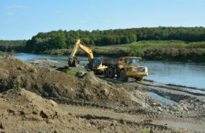 Izgradnja vodozaštitnih objekata na Sani teče planiranom dinamikom