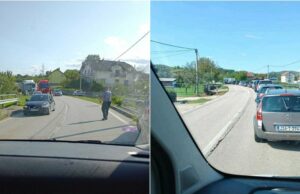 “Gužva” u Sanskom Mostu: Prevoznici blokirali put, policija morala reagovati