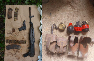 Policija u Prijedoru zaplijenila vojne puške, pištolj i ručne bombe