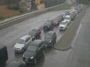 Duge kolone vozila na izlazu iz BiH