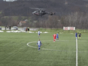 Helikopter Vlade prekinuo utakmicu, igrači šokirani