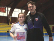 Anastasiji Inđić diploma za perspektivnu igračicu