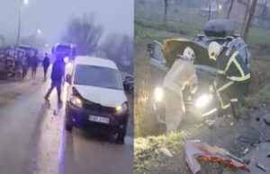 Teška saobraćajna nesreća kod Prijedora: Više povrijeđenih, jedna osoba prebačena u UKC RS