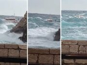 Bosanca talasi povukli u more u Dubrovniku