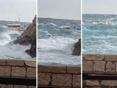 Bosanca talasi povukli u more u Dubrovniku