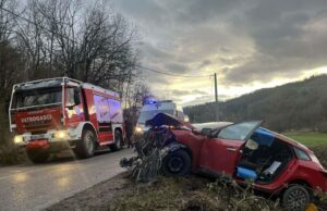 Težak udes kod Gornjeg Jelovca: Sudar dva automobila, ima povrijeđenih