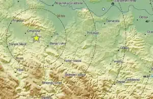 U blizini Banje Luke: Zemljotres jačine 3,2 stepena po Richteru tokom noći pogodio BiH