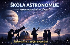 Uskoro škola astronomije: Astronomsko društvo „Sirijus“ poziva zainteresovane