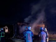 Gorio napušteni objekat u Tomašici, reagovali prijedorski vatrogasci Foto: TVJ Prijedor