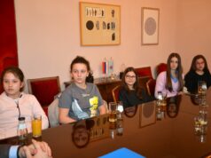 Prijem za mlade džudiskinje u gradskoj upravi