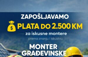 Limarija Lović zapošljava više montera građevinske limarije