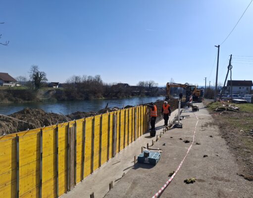 Tukovi dobijaju dodatnu zaštitu: Privodi se kraju izgradnja parapetnog zida