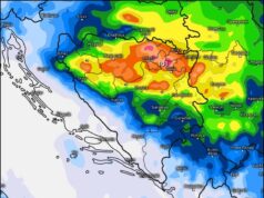 Prognozirana količina padavina narednih dana