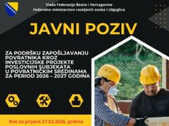 JAVNI POZIV za podršku zapošljavanju povratnika
