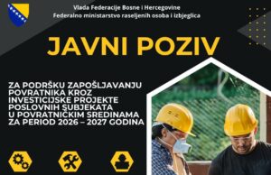 JAVNI POZIV za podršku zapošljavanju povratnika