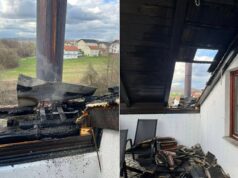 Požar dimnjaka i dijela krovišta u ulici Slavka Rodića u Prijedoru