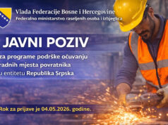 Javni poziv za očuvanje radnih mjesta povratnika u 2026: Podrška za privredu i vjerske zajednice