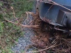 Putnički voz Željeznica naletio na odron