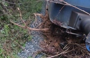 Putnički voz Željeznica naletio na odron