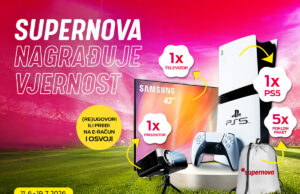 Velika nagradna igra Supernove: Osvojite PS5, televizor i mnoge druge nagrade