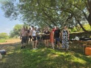 Plaža Ušće u Gomjenici mjesto zajedničke radne akcije
