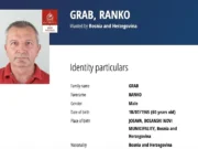 Interpol raspisao potjernicu za Rankom Grabom koji se tereti za zločine na području Novog