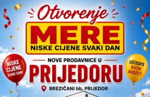 MERE stiže u Prijedor: Veliko otvaranje 20. avgusta uz lude popuste i poklone