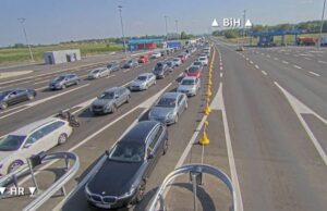 Duge kolone vozila na izlazima iz BiH